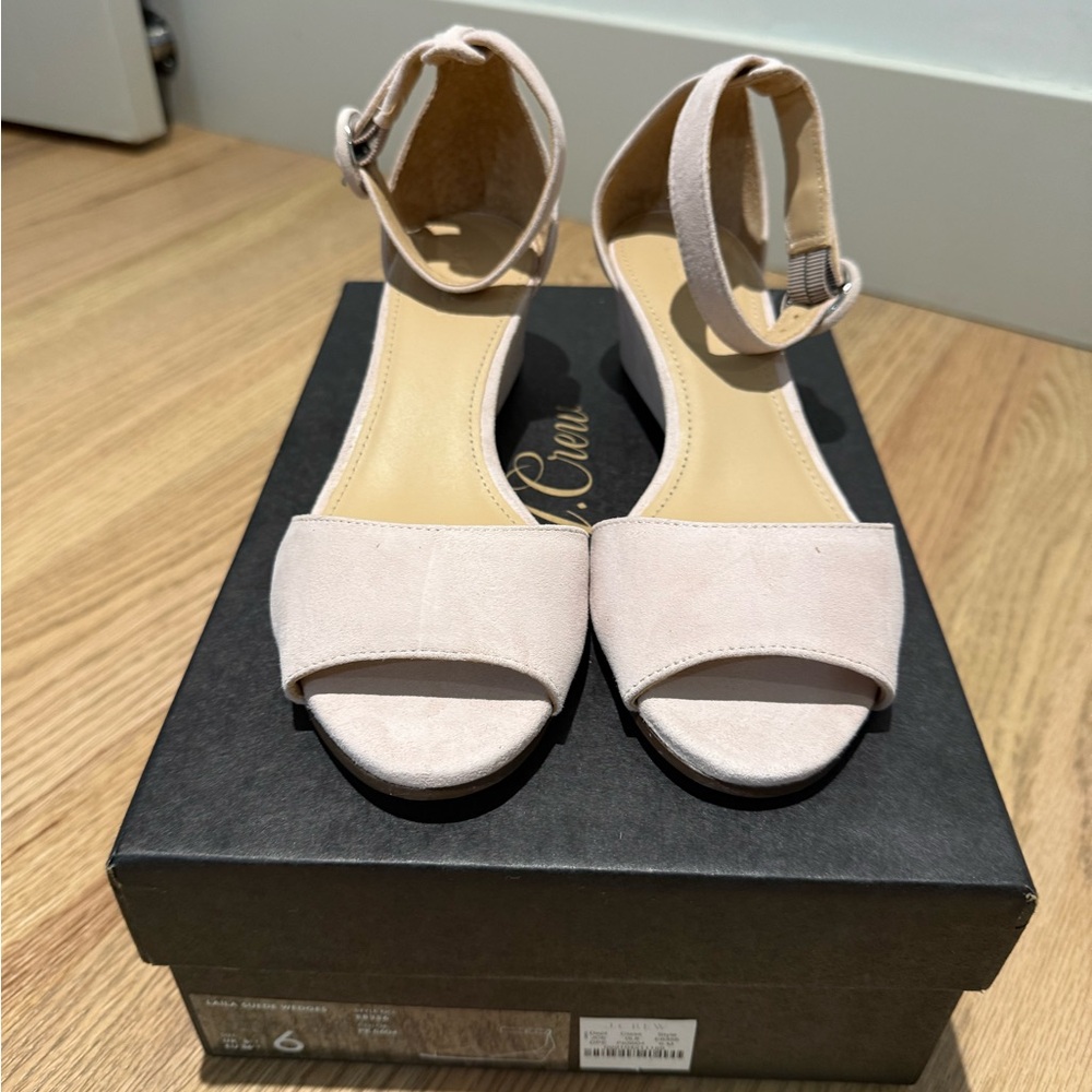 J. Crew Women's Blush Ankle Strap Sandals
